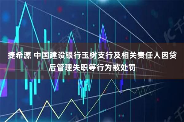 捷希源 中国建设银行玉树支行及相关责任人因贷后管理失职等行为被处罚