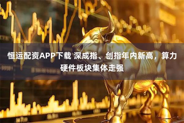 恒运配资APP下载 深成指、创指年内新高，算力硬件板块集体走强